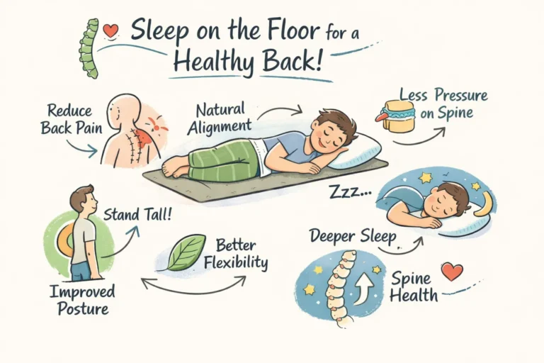 benefits of sleep on floor
